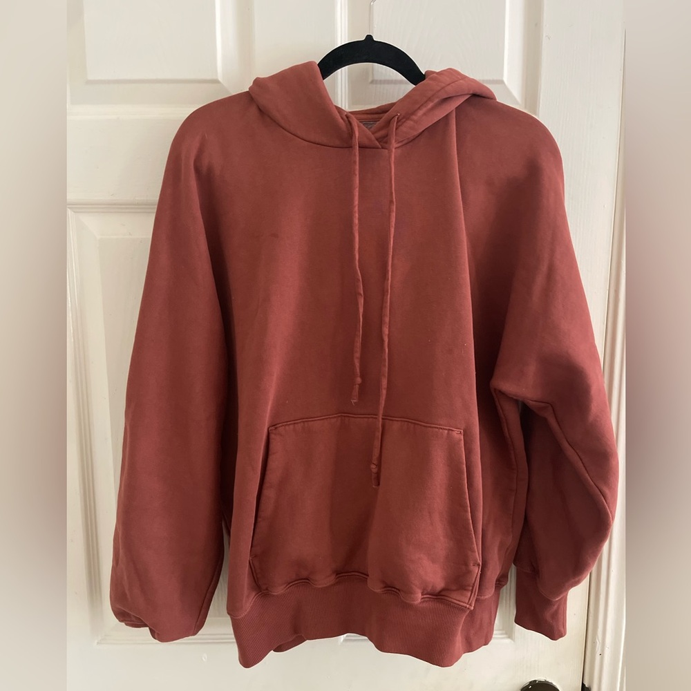Aritzia Wilfred Free Hoodie in Copper